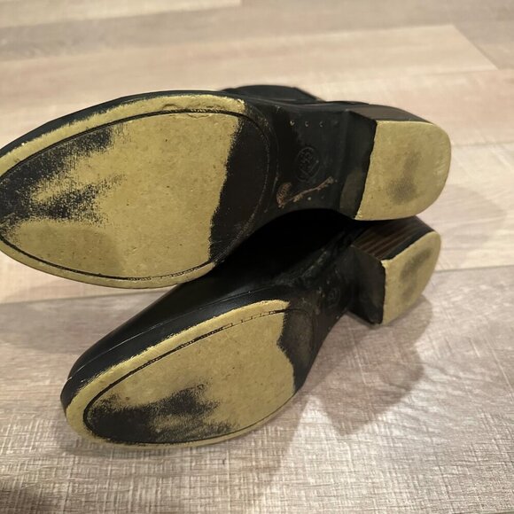 LUCKY BRAND WOMENS SIZE 7 BLACK RUBBER BOOTS - Picture 4 of 8